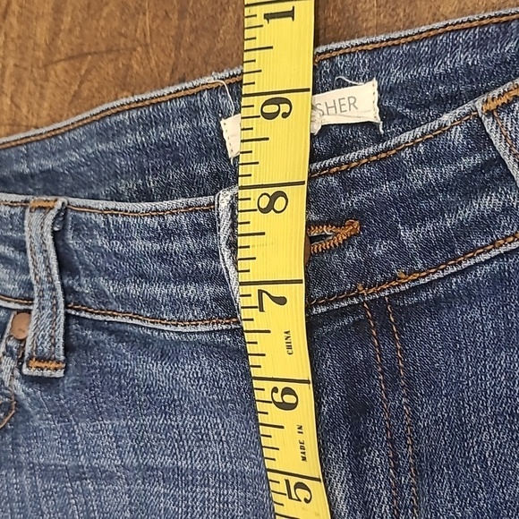 Eileen Fisher Jeans Women's sz 4 Petite Straight Leg Mid Rise Denim Jeans - Picture 8 of 9